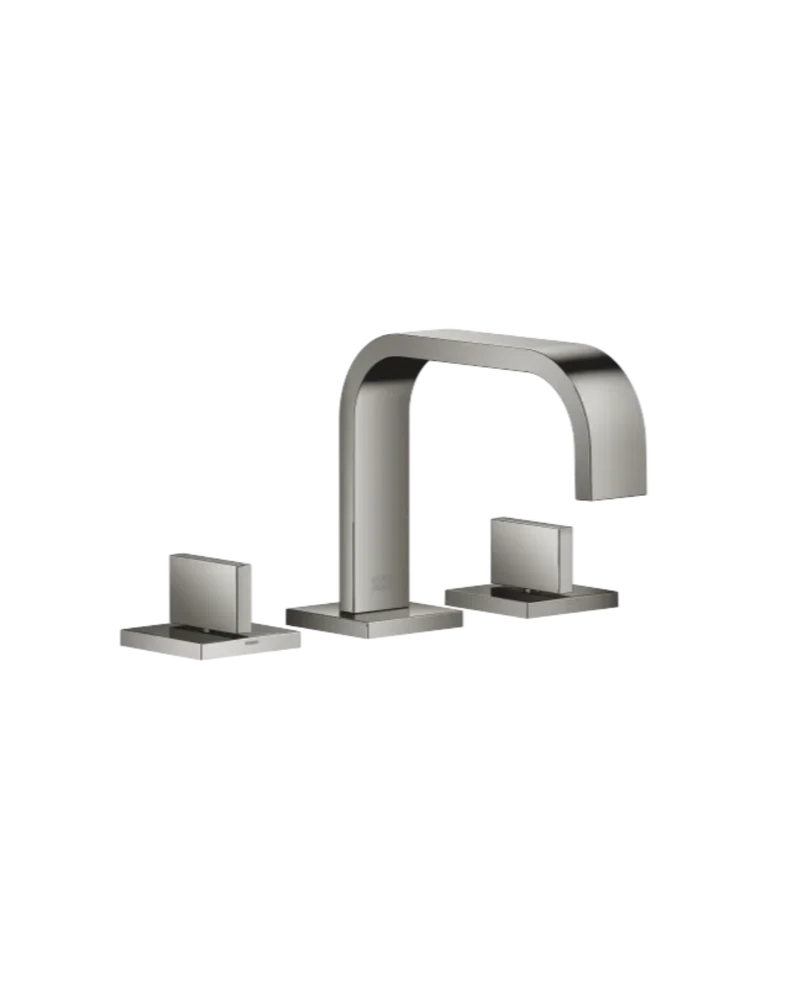 Grifo de lavabo con batería americana de lavabo con válvula automática H. 14.4 cm MEM
