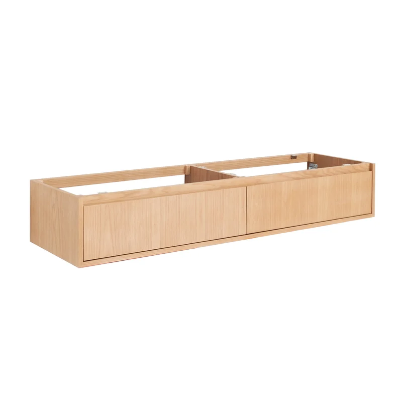 Mueble de baño Ann corto - Roble - 150x25 cm
