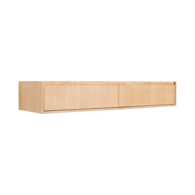 Mueble de baño Ann corto - Roble - 150x25 cm