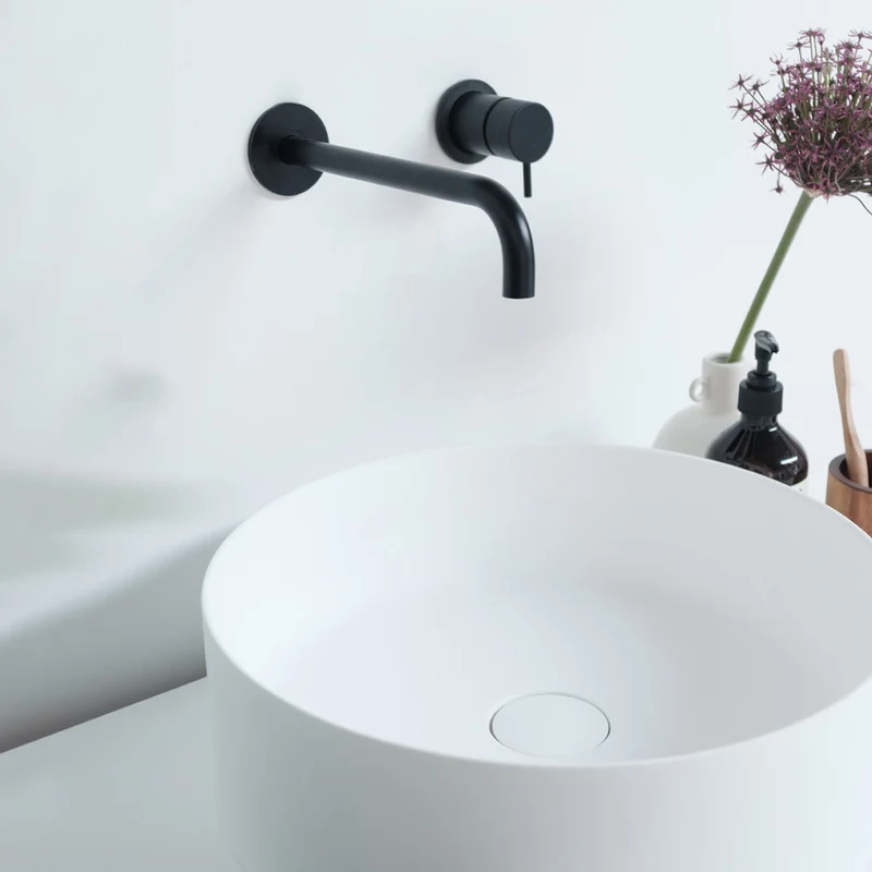 Lavabo Redondo - Blanco Mate - Sims