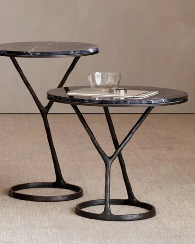 Mesa auxiliar baja Ilda Ø47 cm h 41 cm