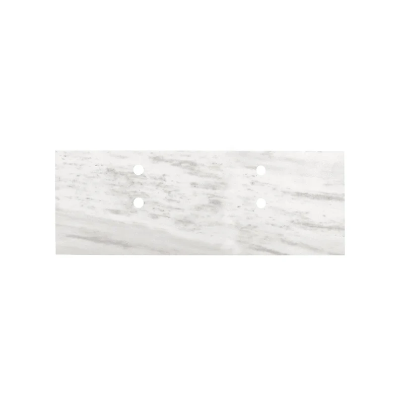 Plato de lavabo - Mármol blanco - Marcel - 120 cm