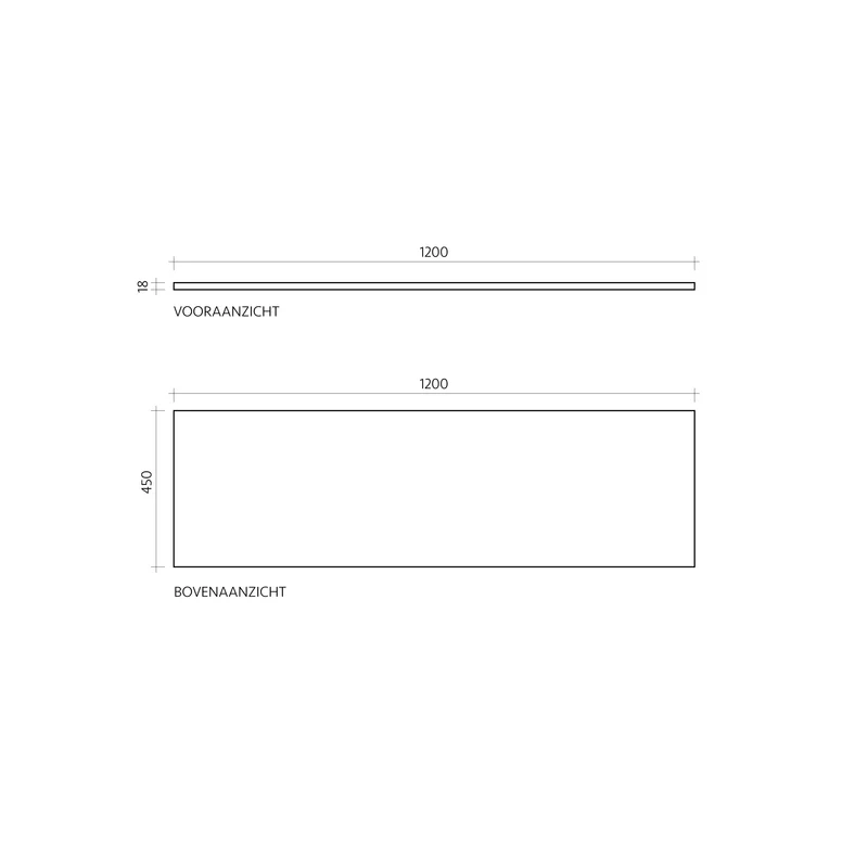 Plato de lavabo - Mármol blanco - Marcel - 120 cm