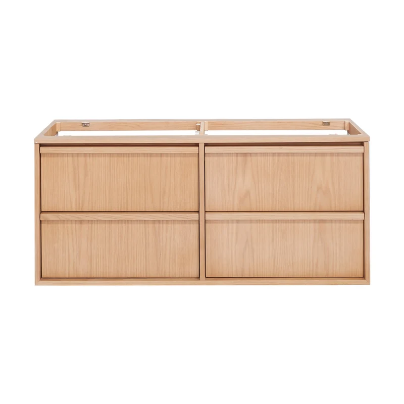 Mueble de baño escandinavo Fien - Roble - 120 cm