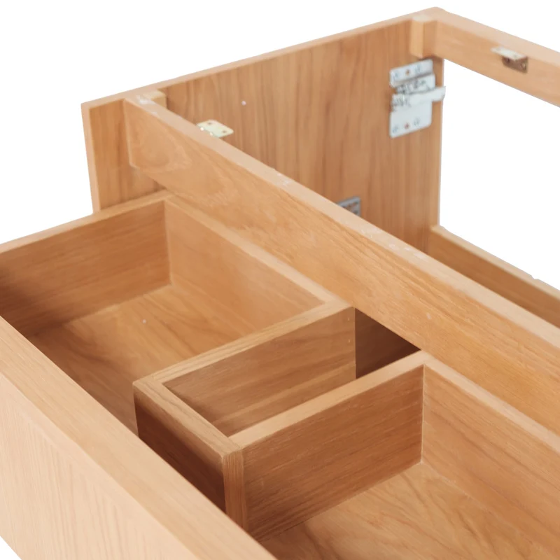 Mueble de baño con 4 cajones - Fien - Roble - 150 cm