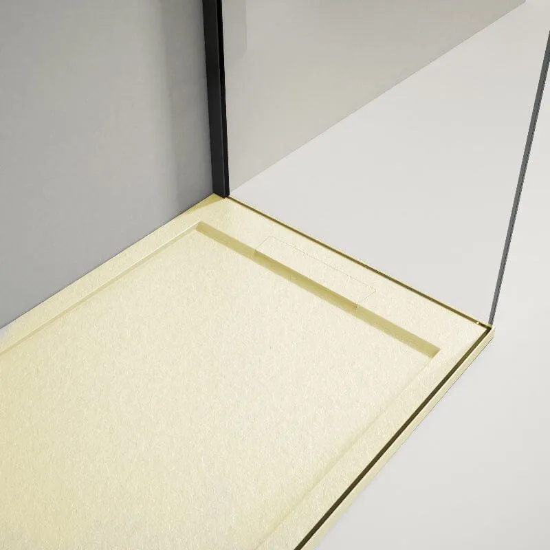 Plato de ducha resina LUX crema