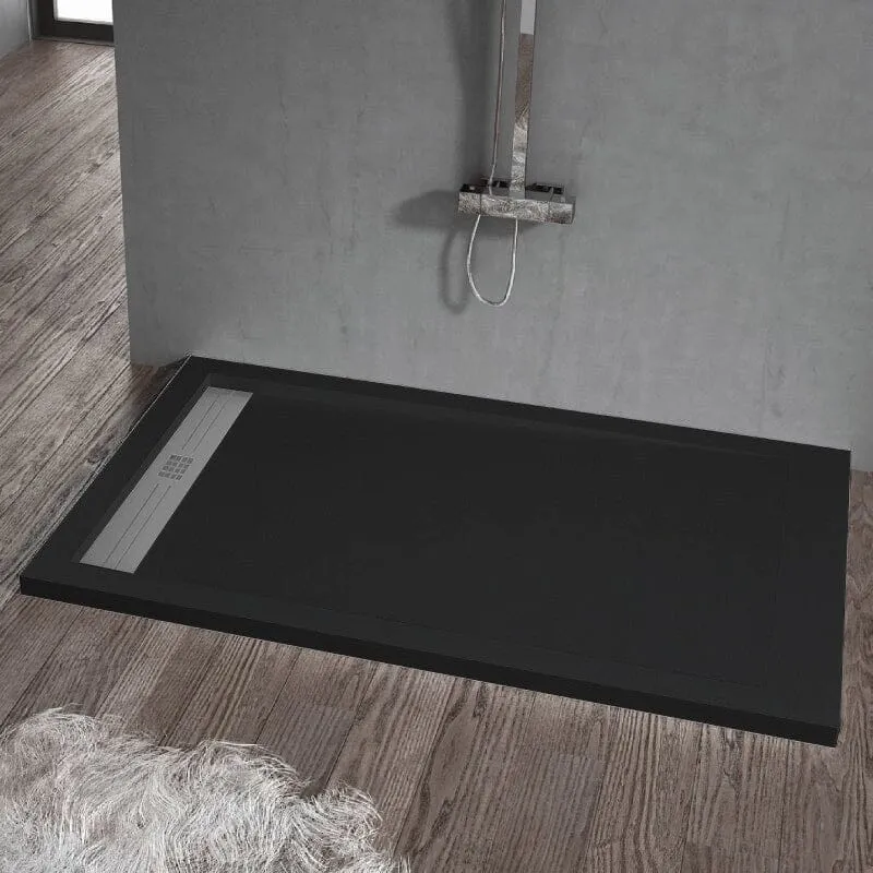 Plato de ducha resina ELITE negro