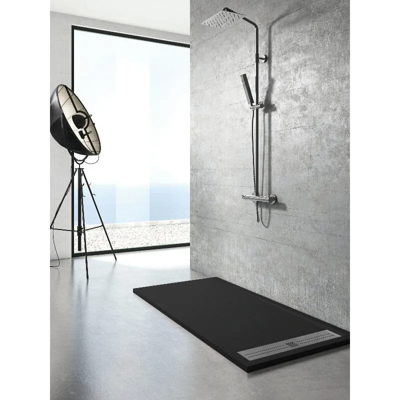 Plato de ducha resina ELITE negro