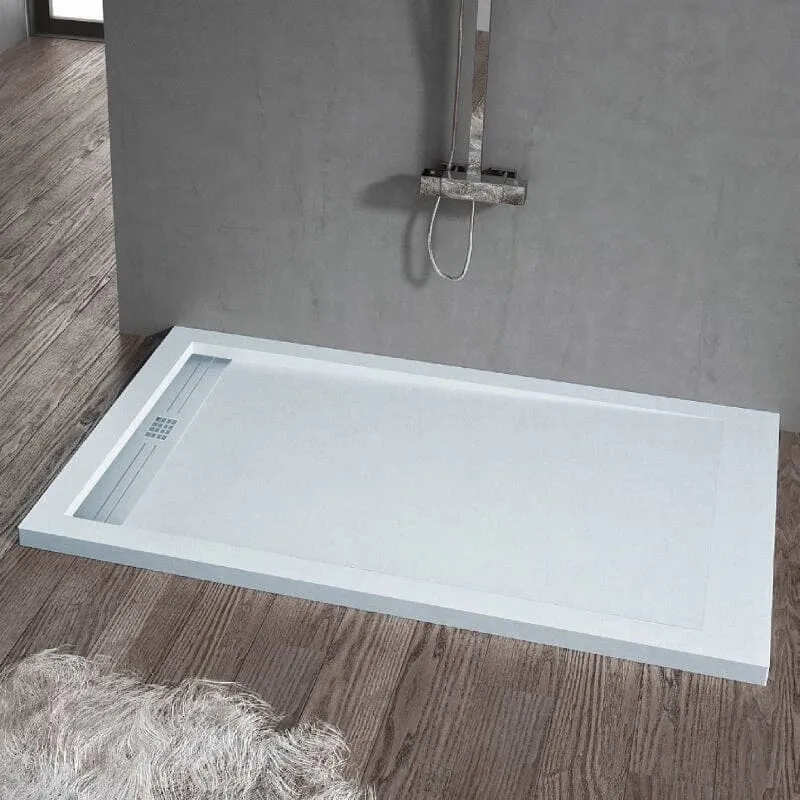 Plato de ducha resina ELITE ceniza