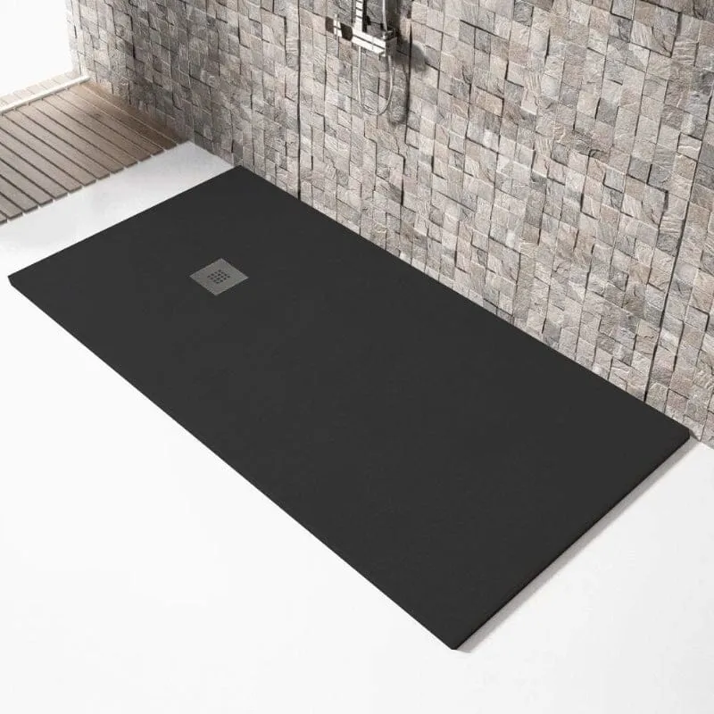 Plato de ducha resina MADISON negro