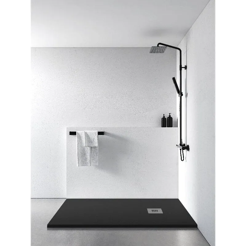 Plato de ducha resina MADISON negro