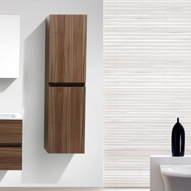 Mueble auxiliar columna 150cm SIENA tinte Nogal