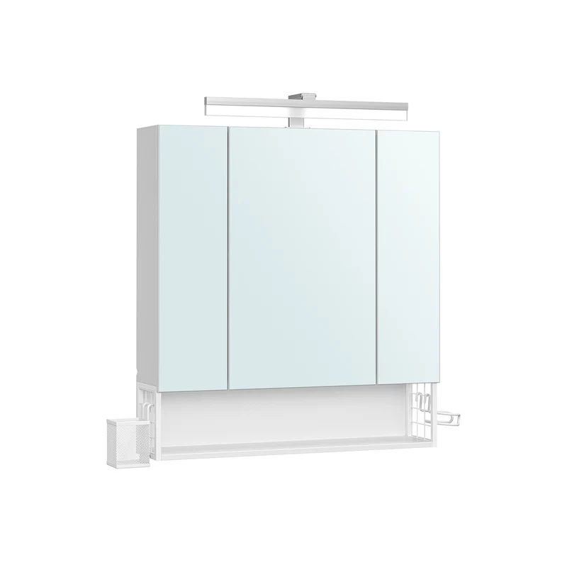 Armario de Baño con Espejo 3 Puertas