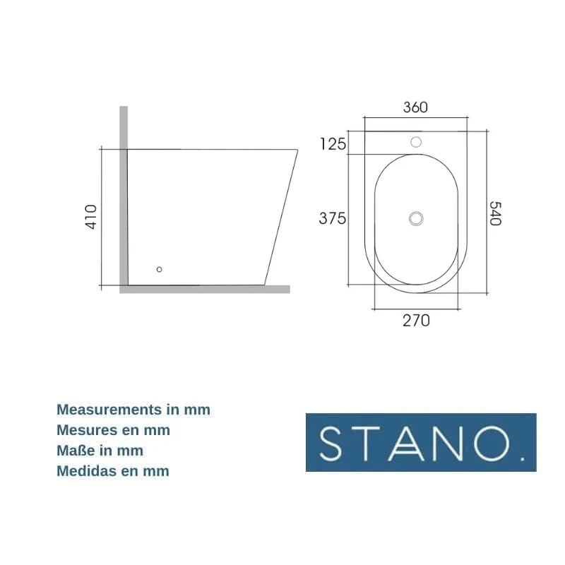 Bidet al suelo CIPOLI