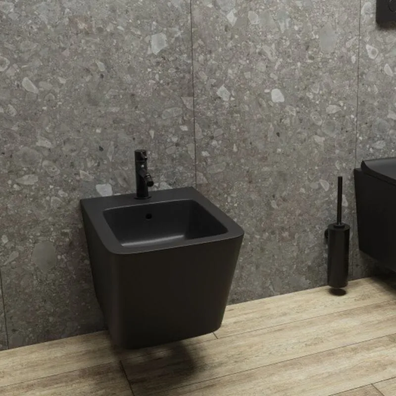 Bidet suspendido PISA negro mate