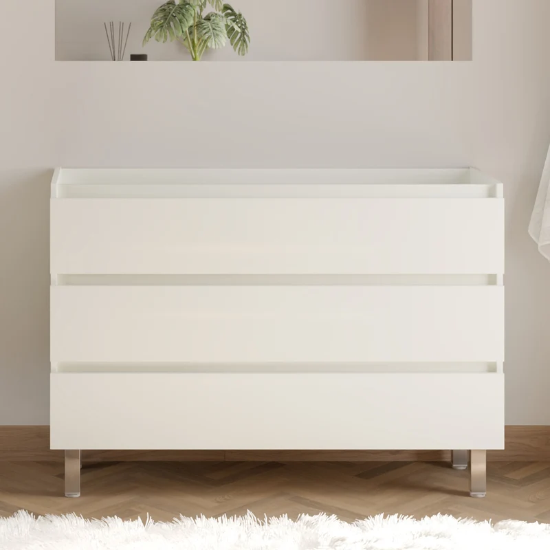 Meuble sous vasque seul, 3 tiroirs, 120cm, pour simple vasque - MAYOR