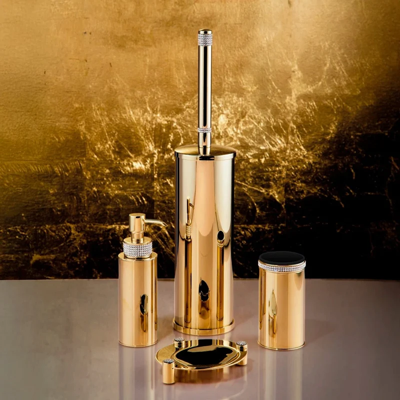 Accesorios baño con cristales Swarovski