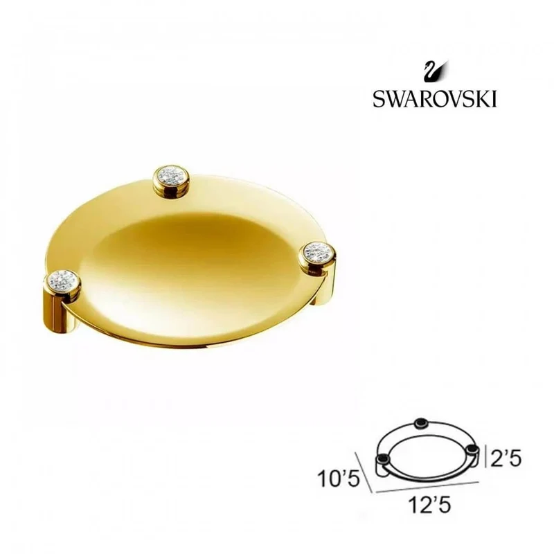 Accesorios baño con cristales Swarovski