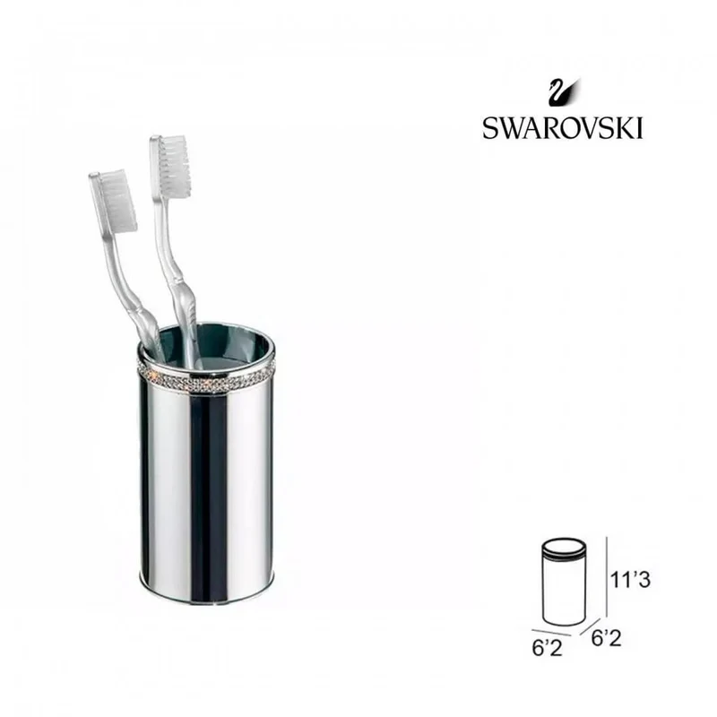 Accesorios baño con cristales Swarovski