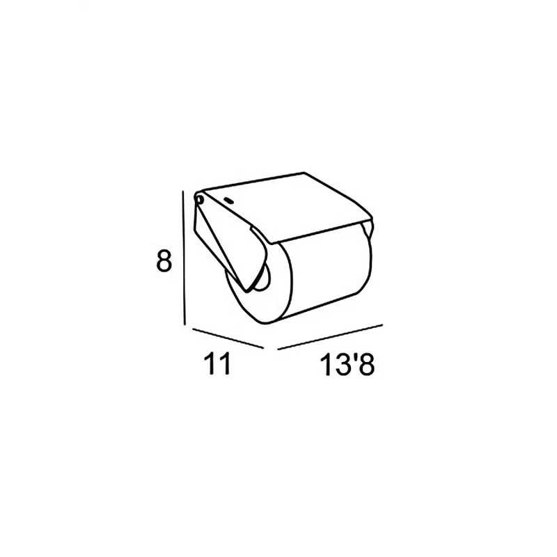 Portarrollo tapa abatible Eco 6500