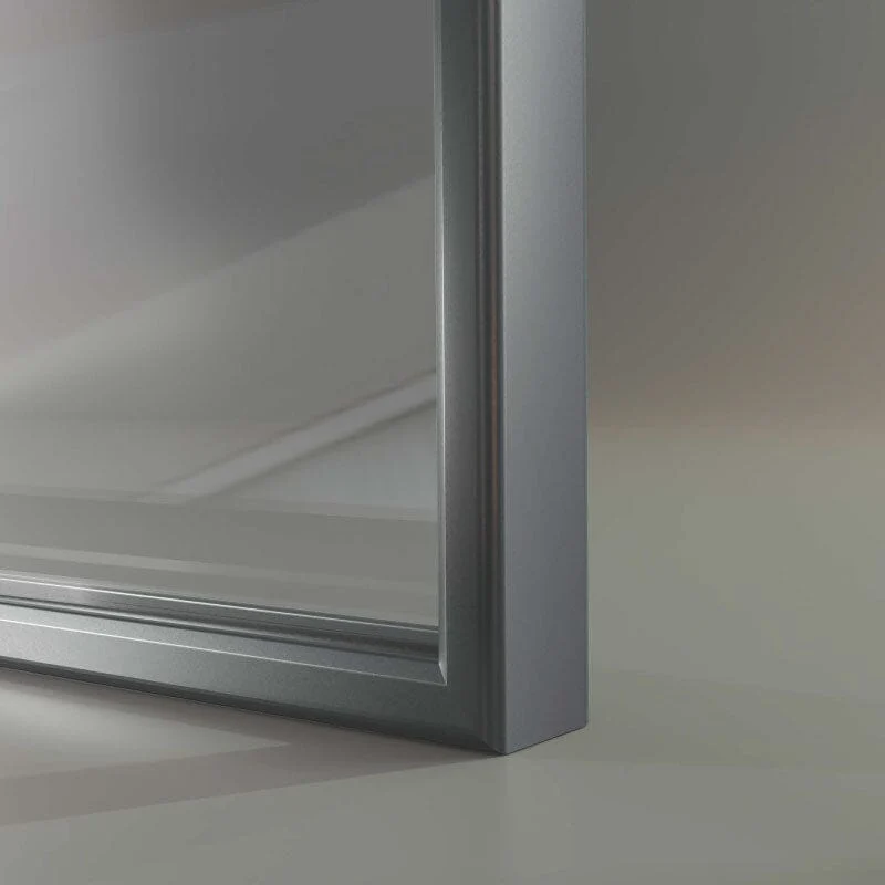 Mampara fija ducha 1 hoja FRESH ARENA Gun metal