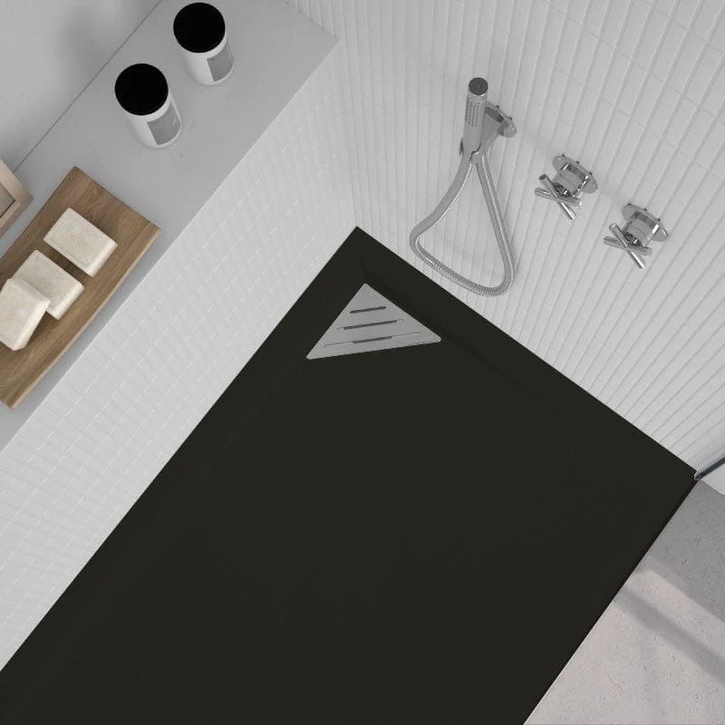 Plato de ducha resina TRINITY negro