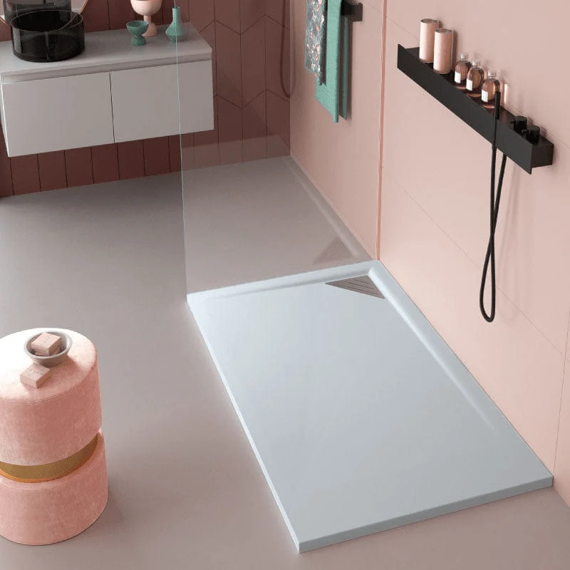 Plato de ducha resina TRINITY gris