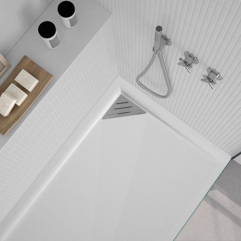 Plato de ducha resina TRINITY blanco