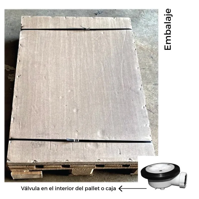 Plato de ducha resina CENTRO blanco