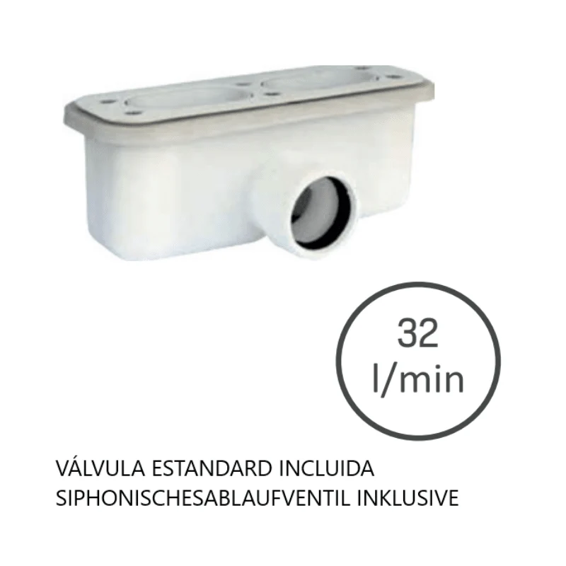 Plato de ducha resina LYRA blanco