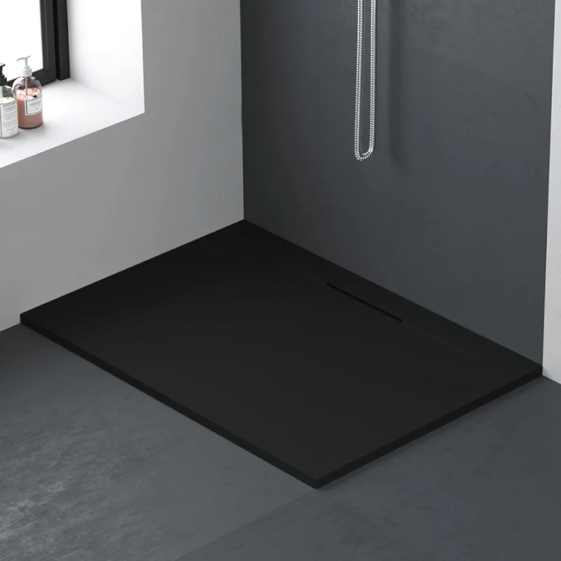 Plato de ducha resina LYRA negro
