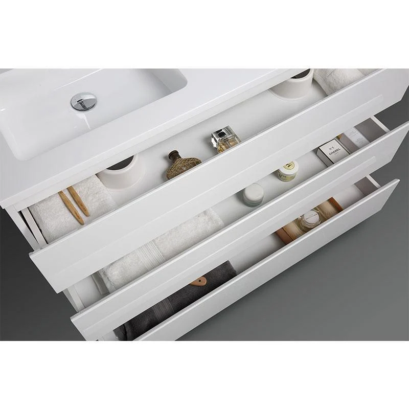 Mueble Lavabo + Lavabo 120 cm MONTADO - Blanco VERONA