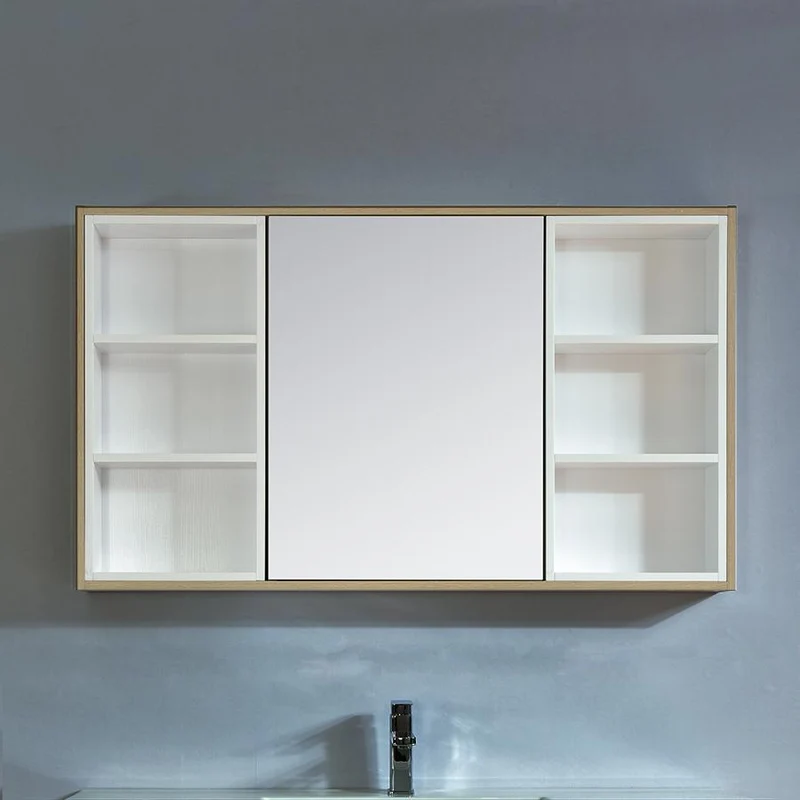 Armario espejo de 120 cm FRAME color roble