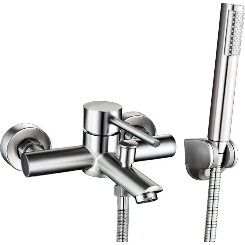 Conjunto grifo bañera con ducha monomando CHACAO cromado