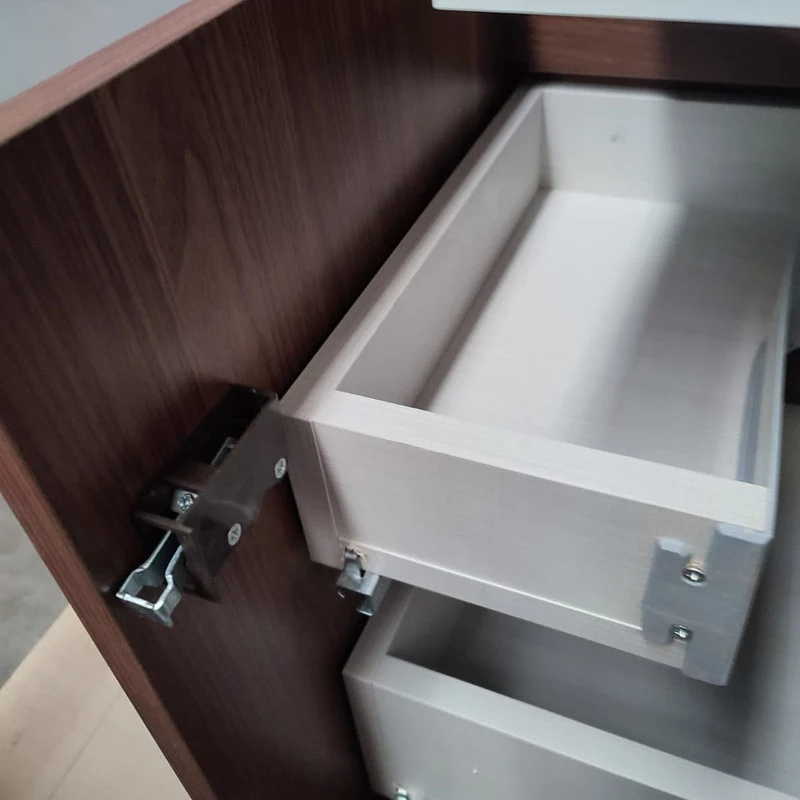 Lavabo con mueble MESSINA 80 cm nogal