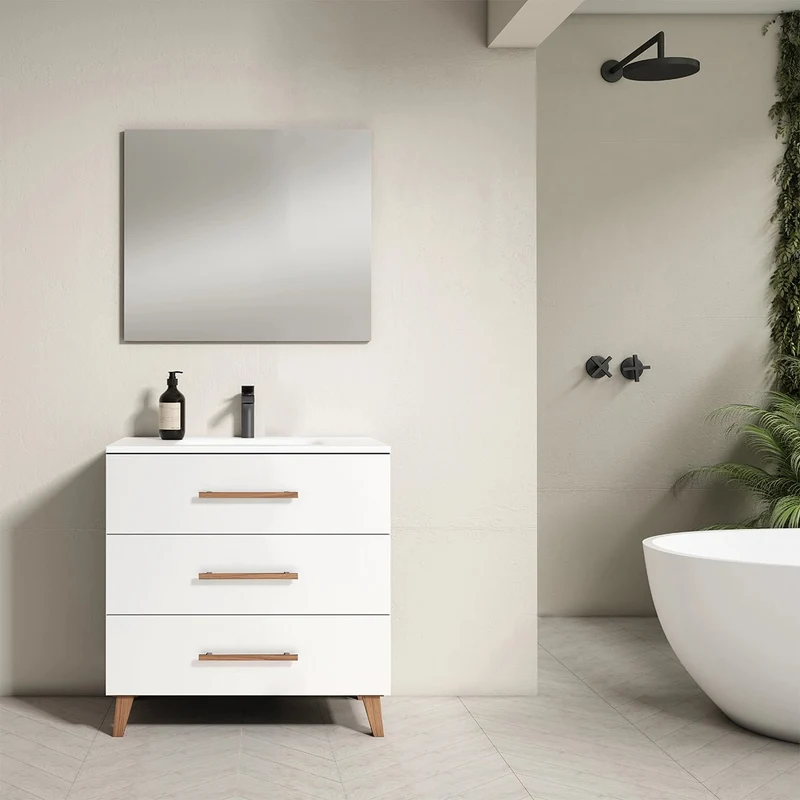 Mueble baño 3 cajones Fusta
