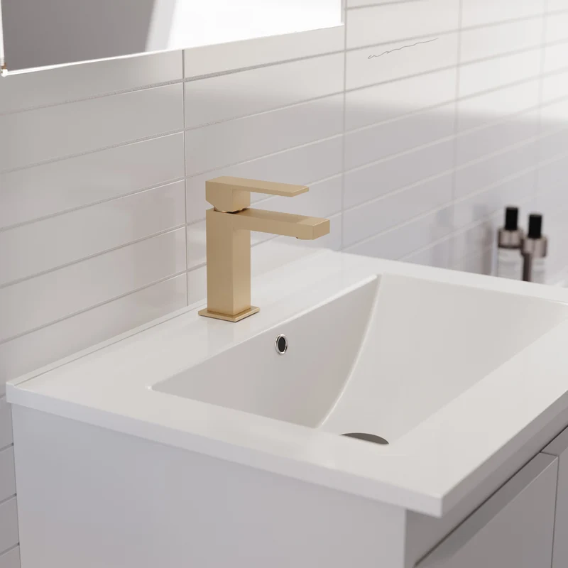 Mitigeur lavabo PLAN - Or mat