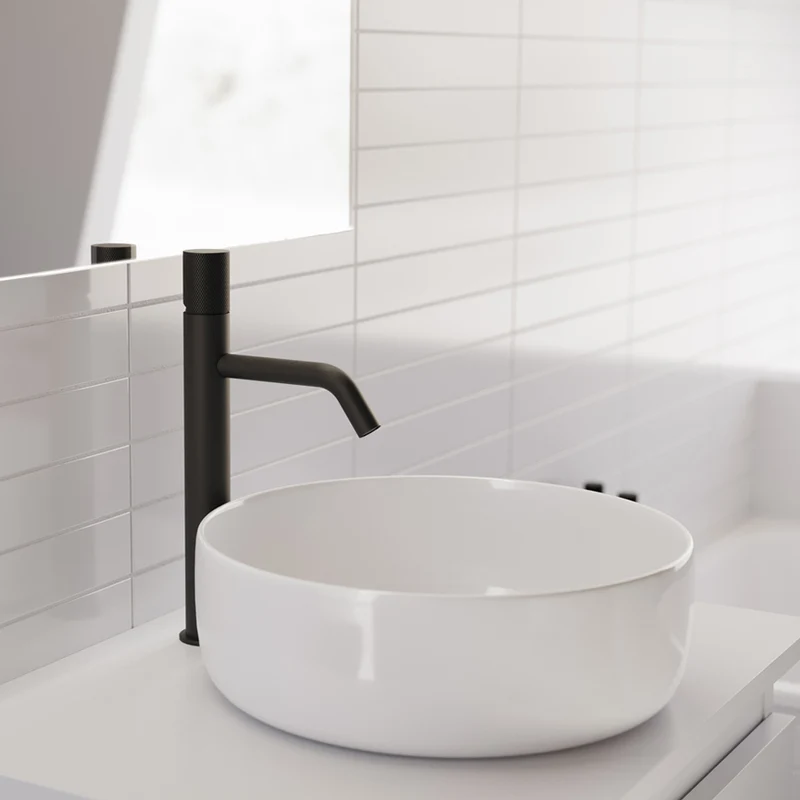 Mitigeur lavabo bec haut LUX - Anthracite
