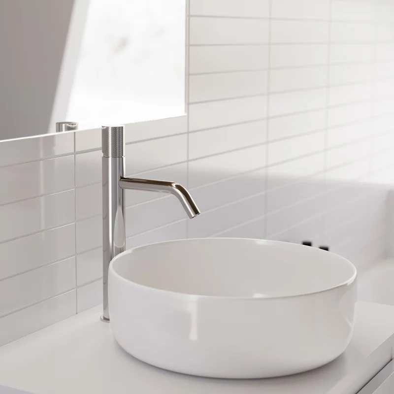Mitigeur lavabo bec haut LUX - Chromé