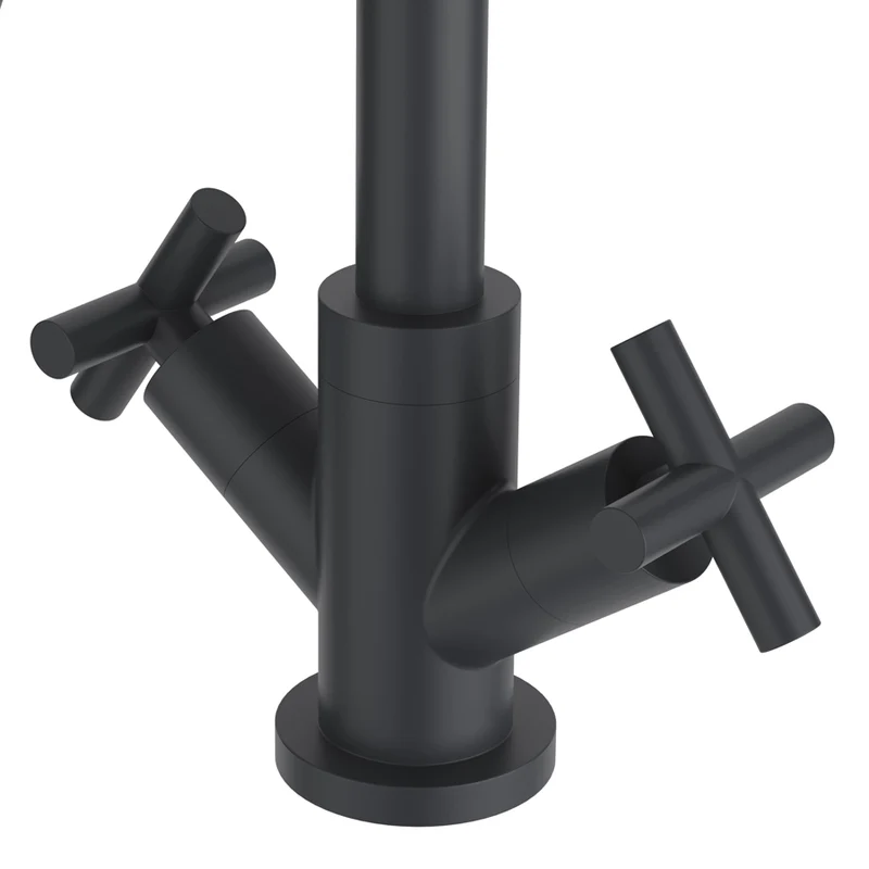 Robinet mélangeur lavabo CRUZETA - Anthracite