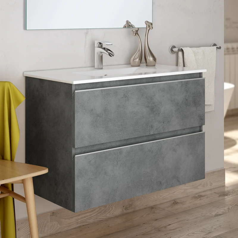 Ensemble meuble de salle de bain + colonne BALEA - 60cm
