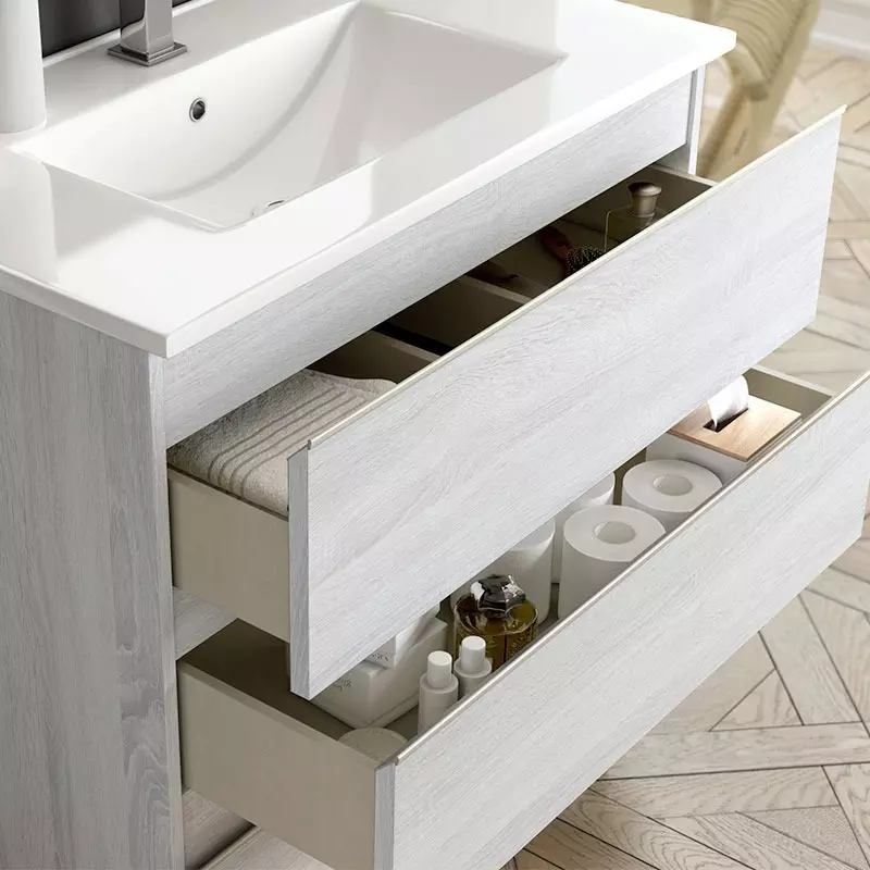 Ensemble meuble de salle de bain + colonne BALEA - 60cm