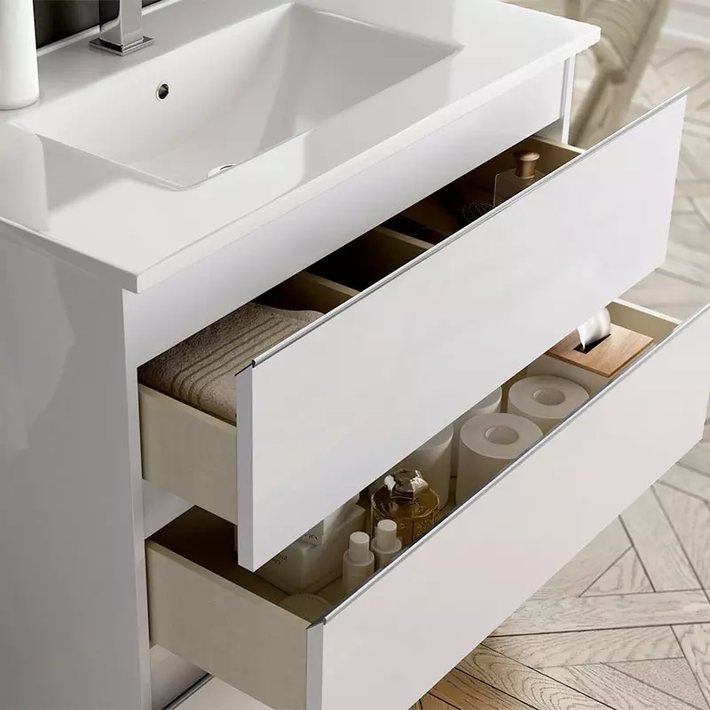 Ensemble meuble de salle de bain + colonne BALEA - 60cm