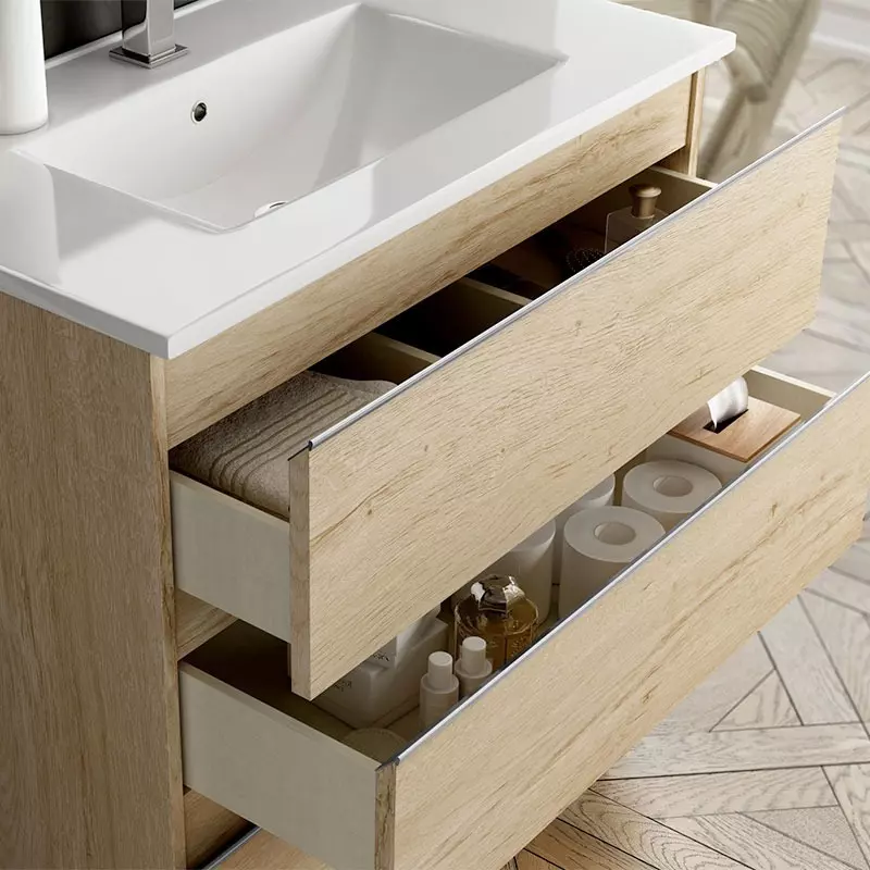 Ensemble meuble de salle de bain + colonne BALEA - 60cm