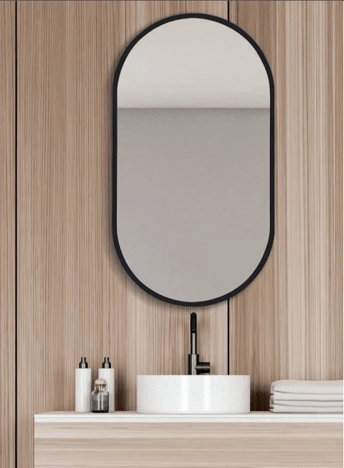 Espejo de baño EULALIA negro