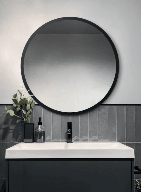 Espejo de baño BALAFIA negro