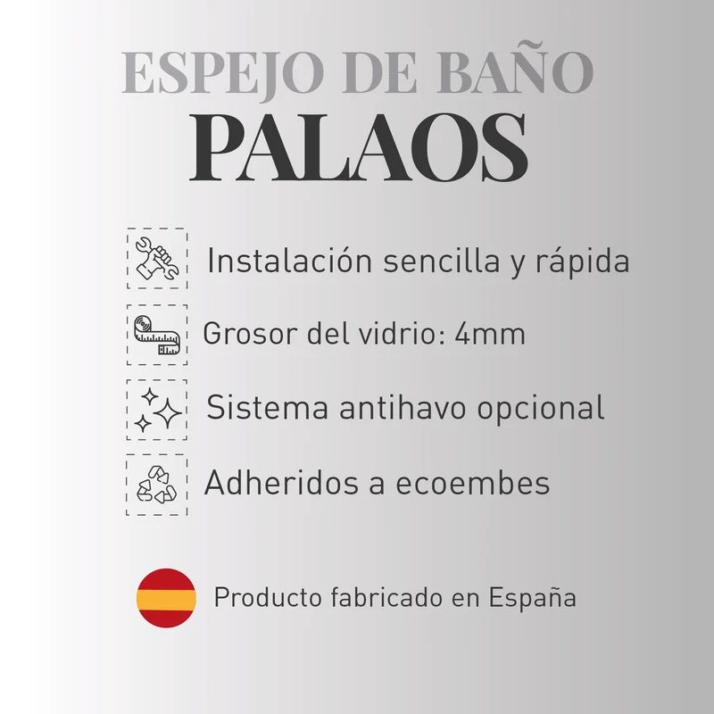 Espejo de baño PALAOS