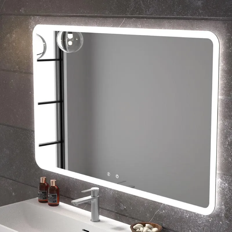 Espejo de baño MYKONOS. Luz fría LED integrada en el espejo