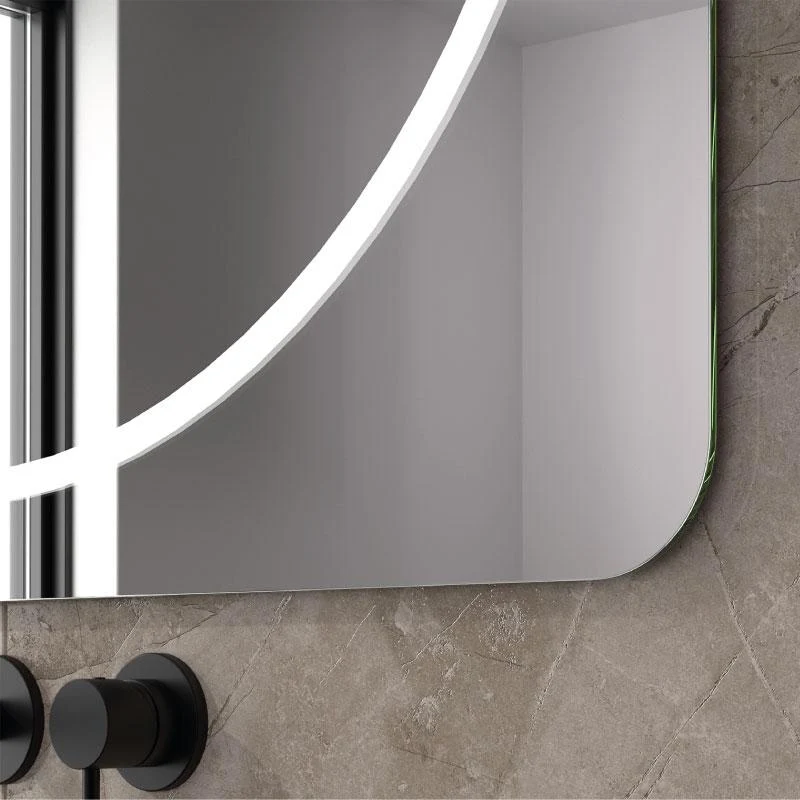 Espejo de baño FIJI. Luz fría LED integrada en el espejo