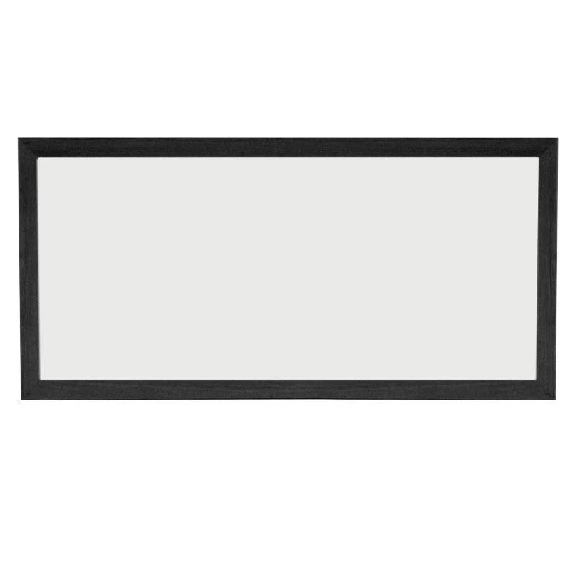 Miroir BALI en teck rectangulaire noir 120 x 70 cm